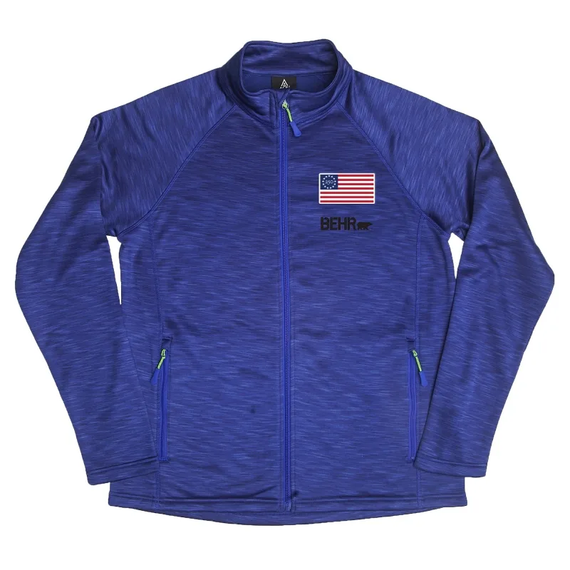 Freedom250 - ACE Men's Full Zip Space Dye Track Jacket view 5