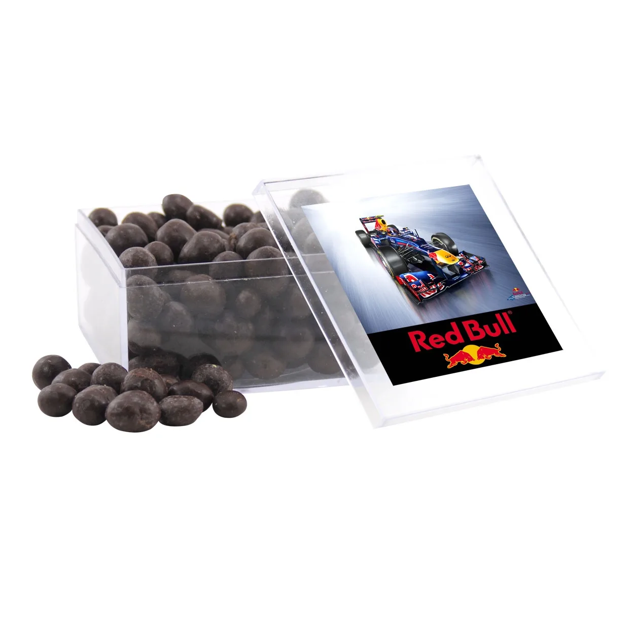 Acrylic Box w/Choc Espresso Beans