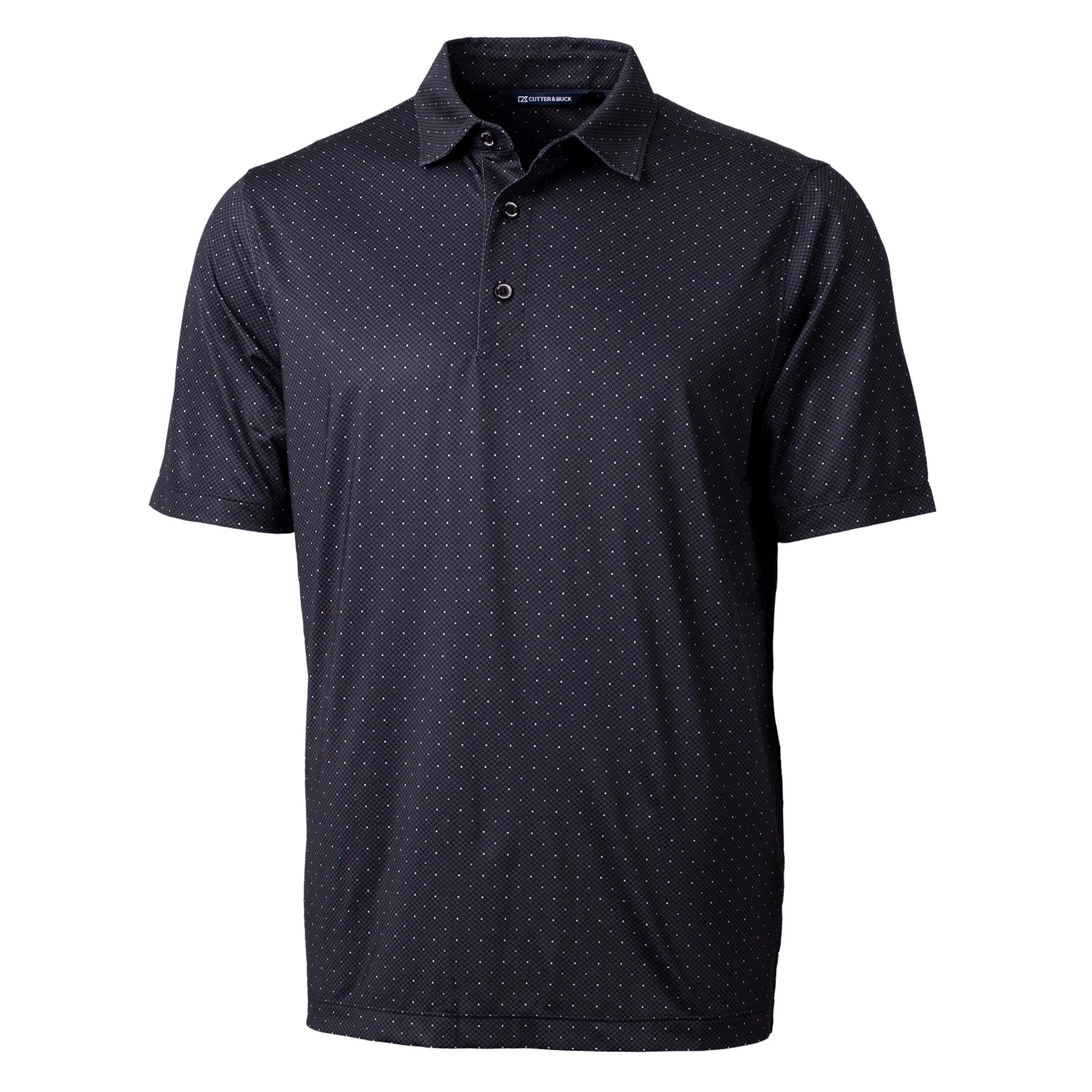 Cutter & Buck Pike Double Dot Print Stretch Mens Big and Tall Polo view 4