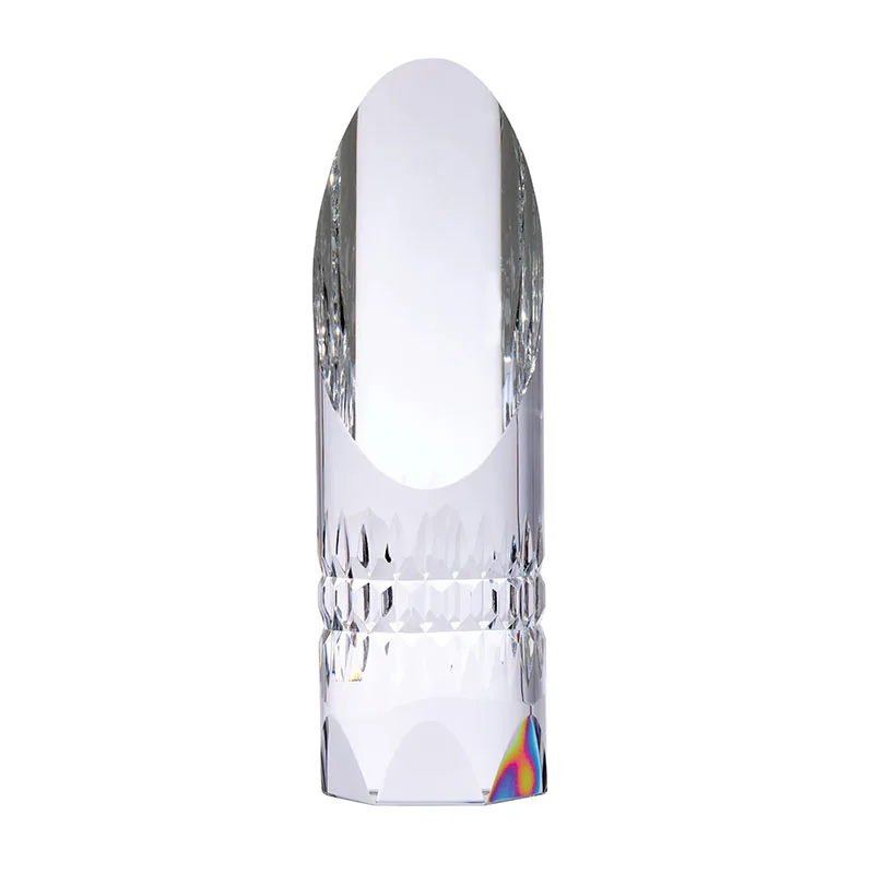 Alphard Slanted Crystal Trophy view 2