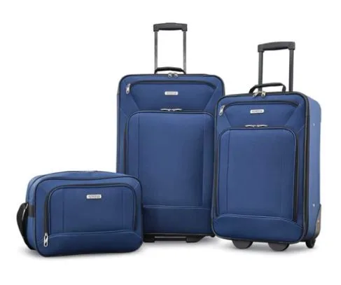 Samsonite® American Tourister® Navy Blue Fieldbrook Xlt 3 Piece Luggage Set