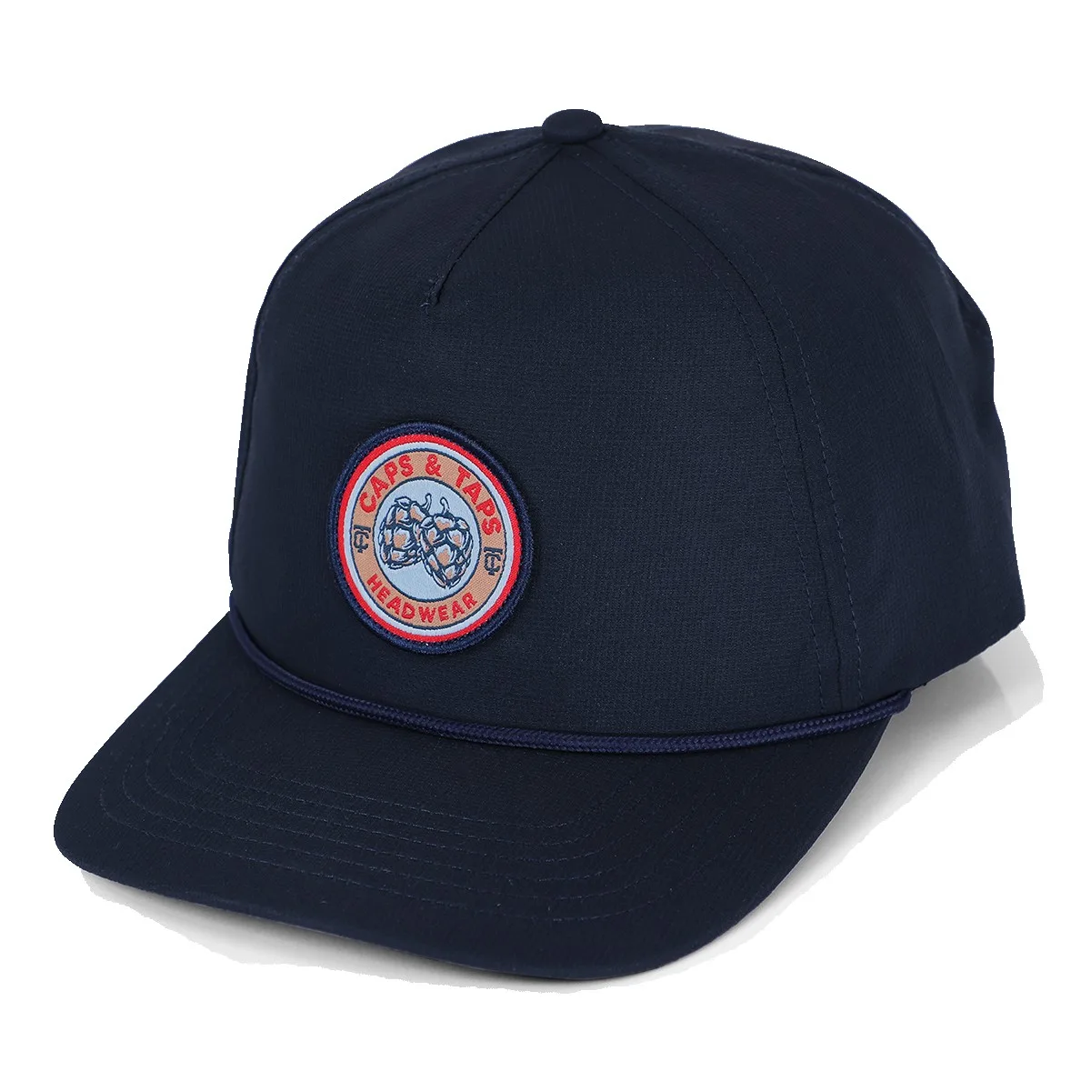 5-Panel Mid-Profile Polyester Classic Fit Cap