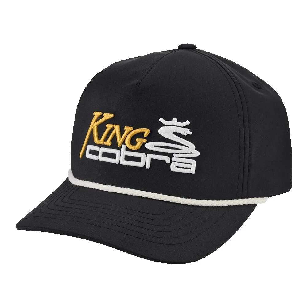 Cobra KING Cobra Rope Snapback Hat - Black