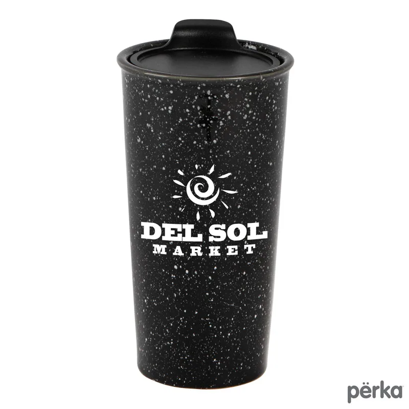 Perka Salento 14 oz. Double Wall Ceramic Tumbler
