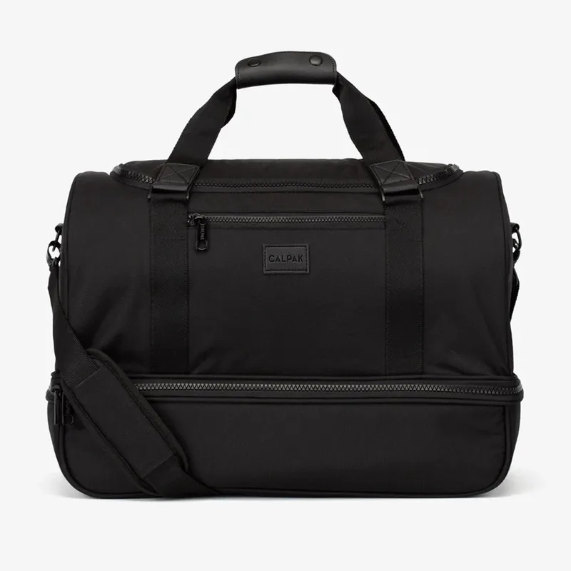 CALPAK Stevyn Duffel Bag with Shoe Compartment - Black
