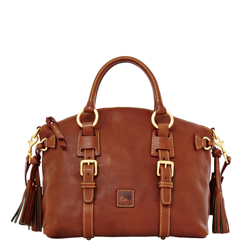 Dooney & Bourke Chestnut Florentine Bristol Satchel