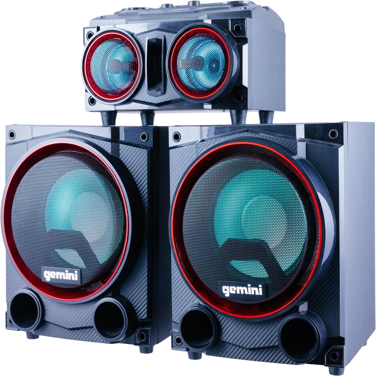 Gemini Home Theater Party Speaker System, A Dual Woofer