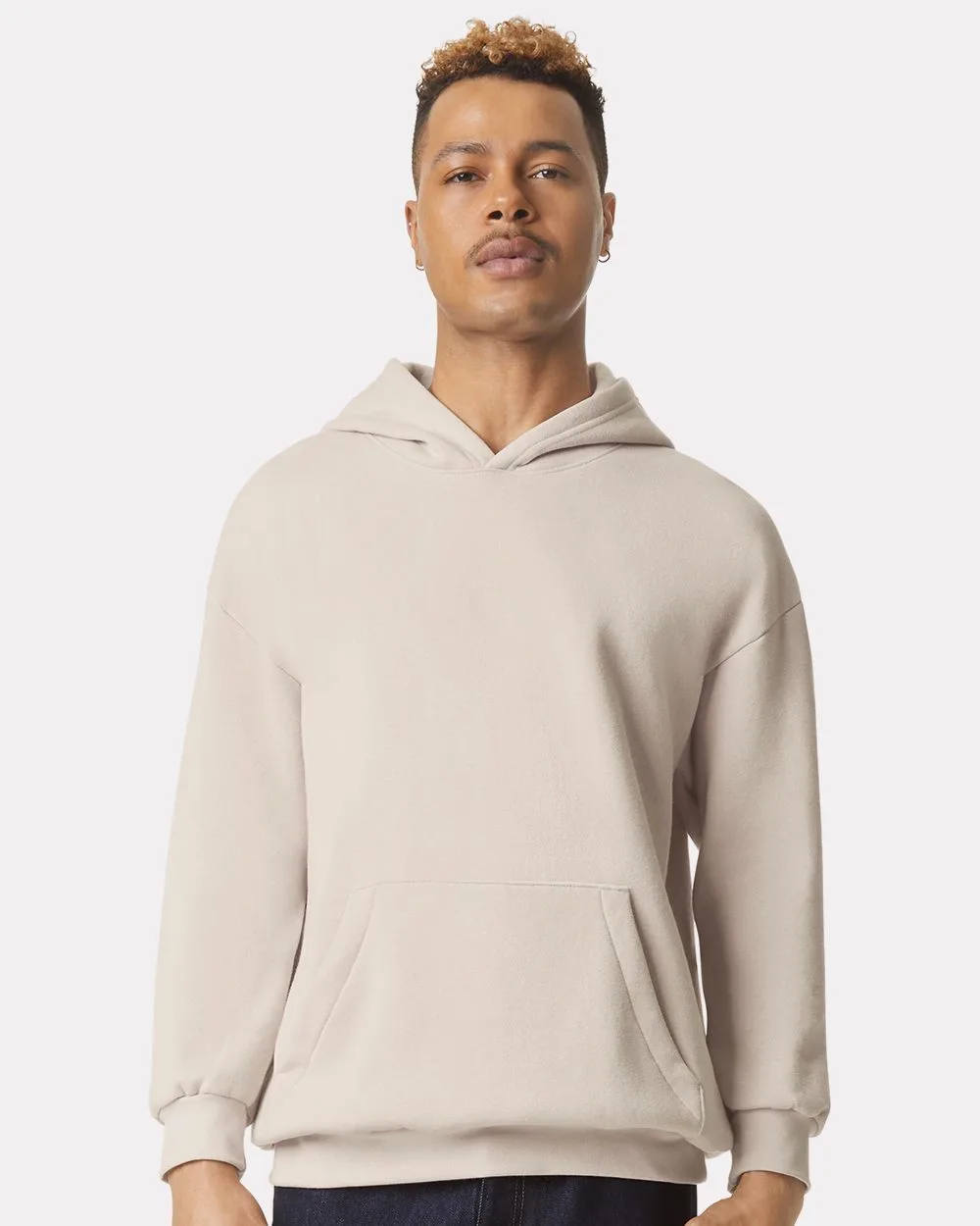 American Apparel® Unisex ReFlex Fleece Pullover Hooded Sweatshirt view 2