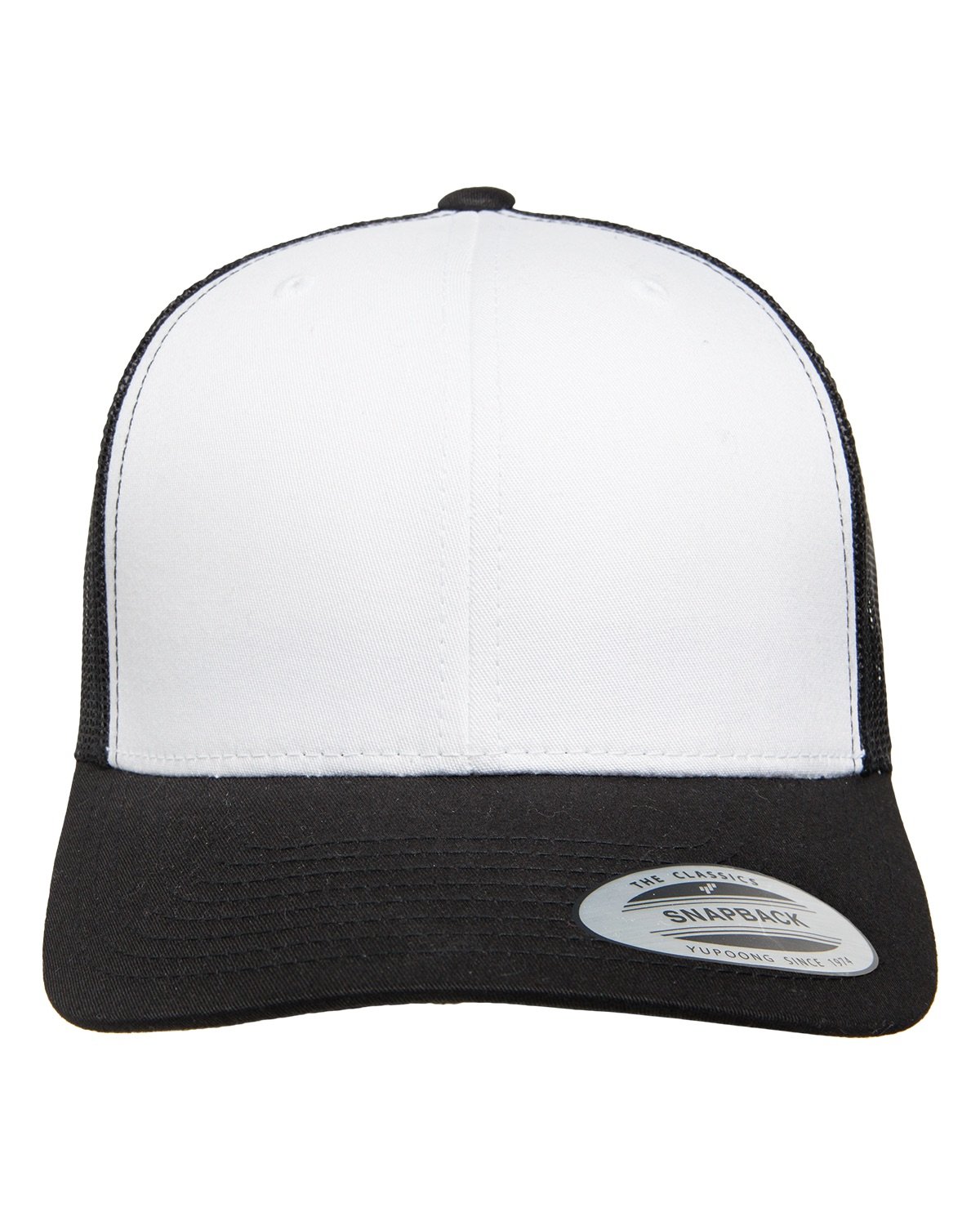 Yupoong Adult Adjustable White-Front Panel Trucker Cap