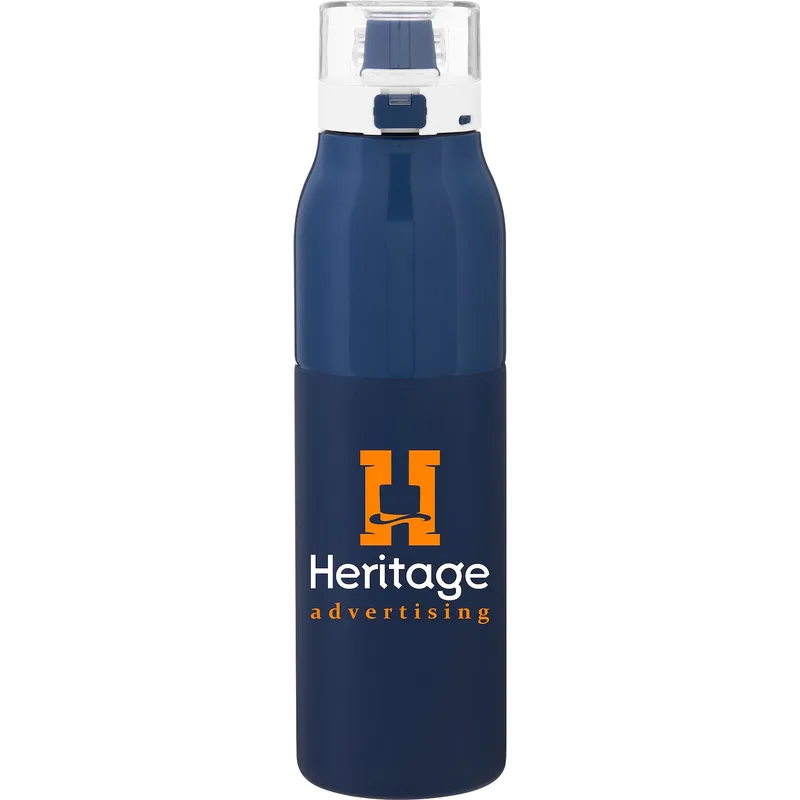 25 oz h2go Vigor Water Bottle (Matte Navy)