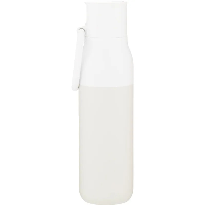 17 oz Larq Flip Top Water Bottle (Granite White) view 2