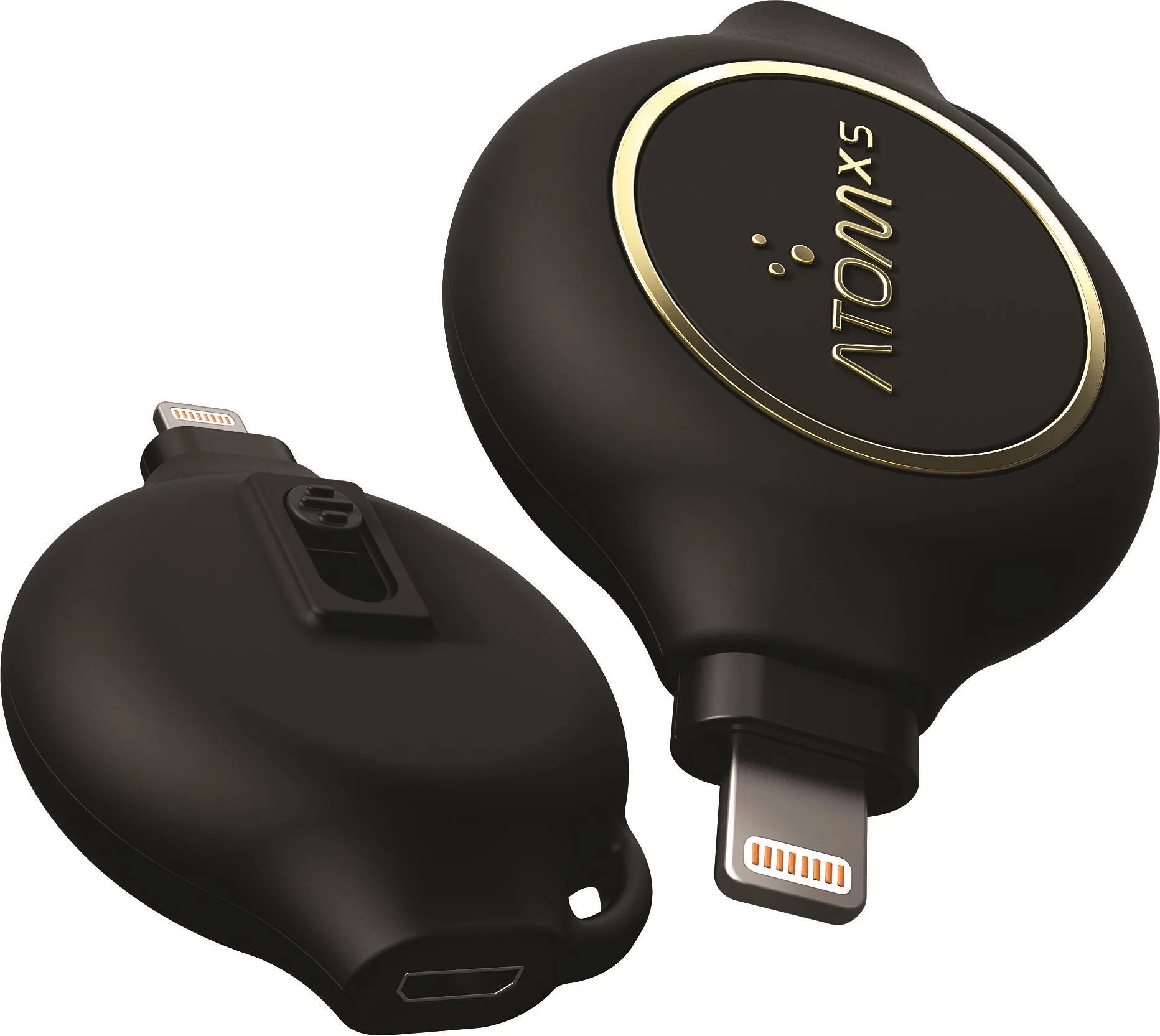 CHARGEWORX Atom Key Chain Lightning 1300Mah 3Hrs+ Emergency Charge