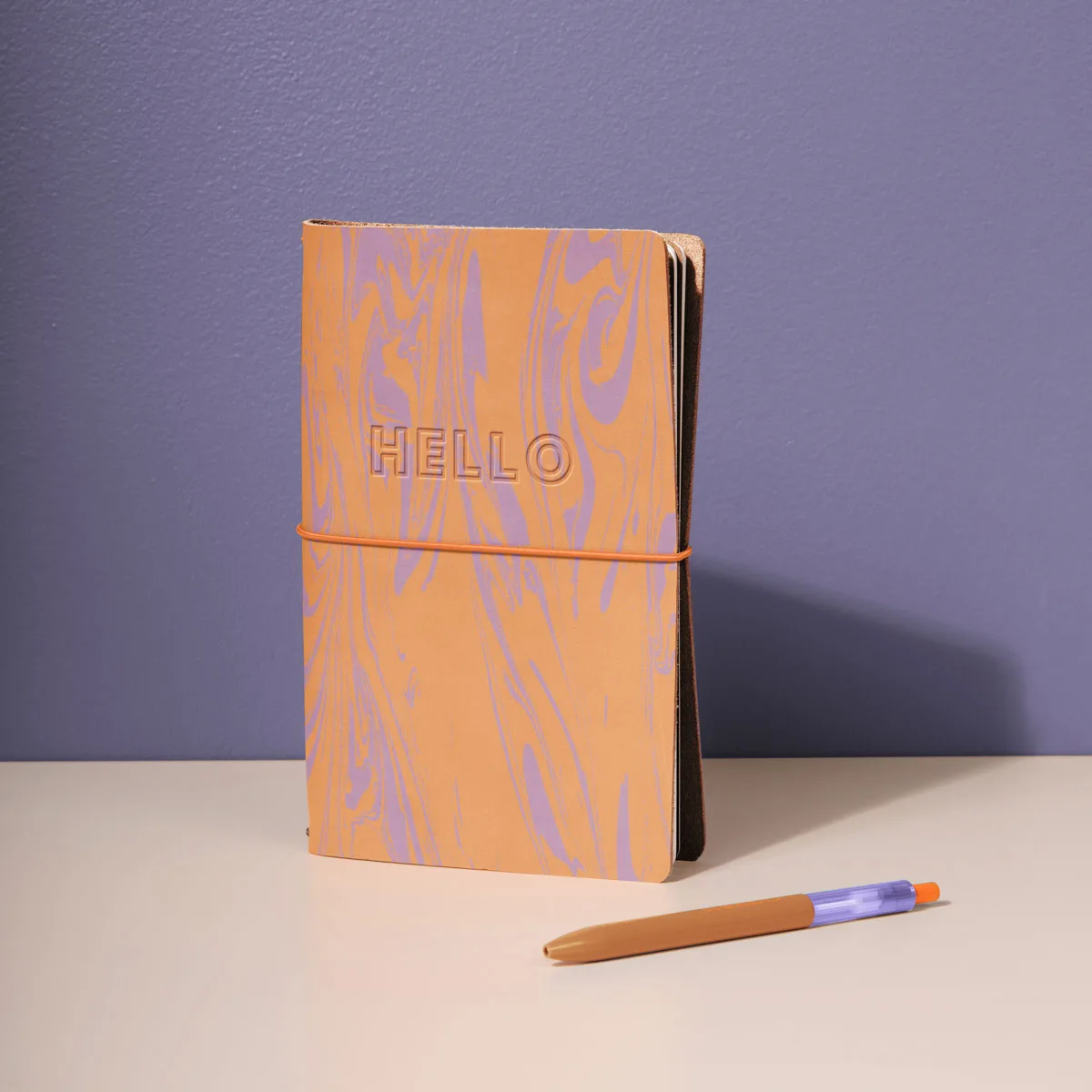 Marbled Leather Folio view 2