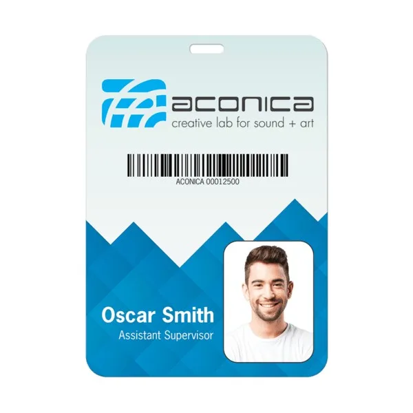 4.25 X 6 Plastic Identification Badge view 2