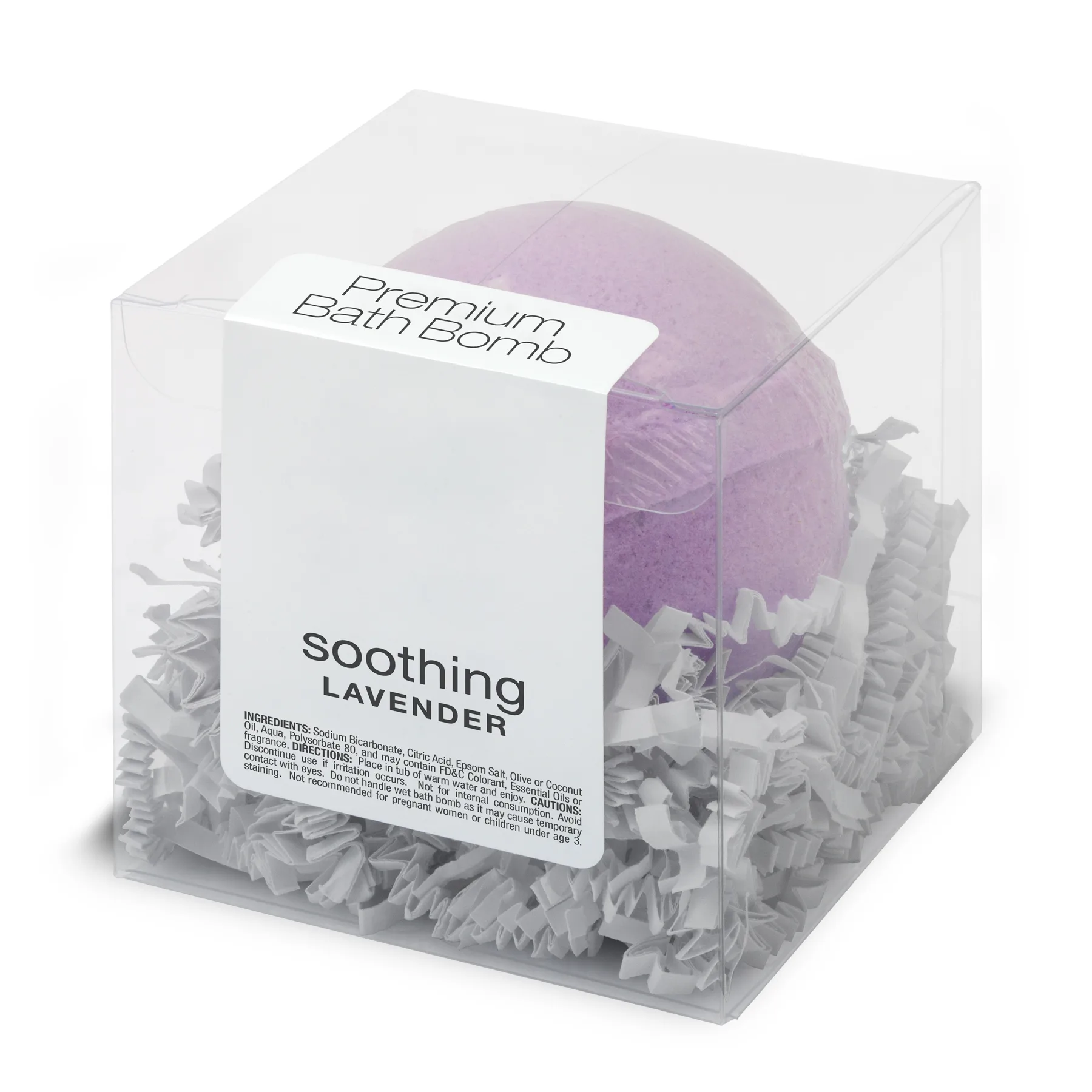 Premium Bath Bombs, Single Pack Box - Soothing Lavender view 2