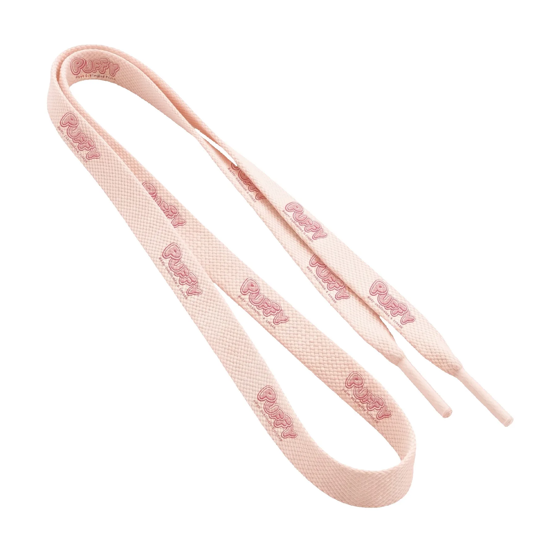 Recycled Polyester Dye Sublimated ¾"x60" Shoelaces Pair (Domestically Produced)