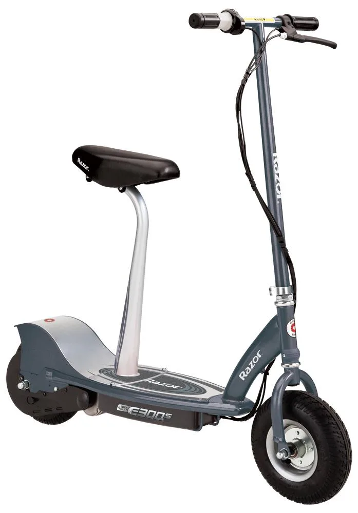 Razor USA E300S Seated Electric Scooter - Gray (Bb)