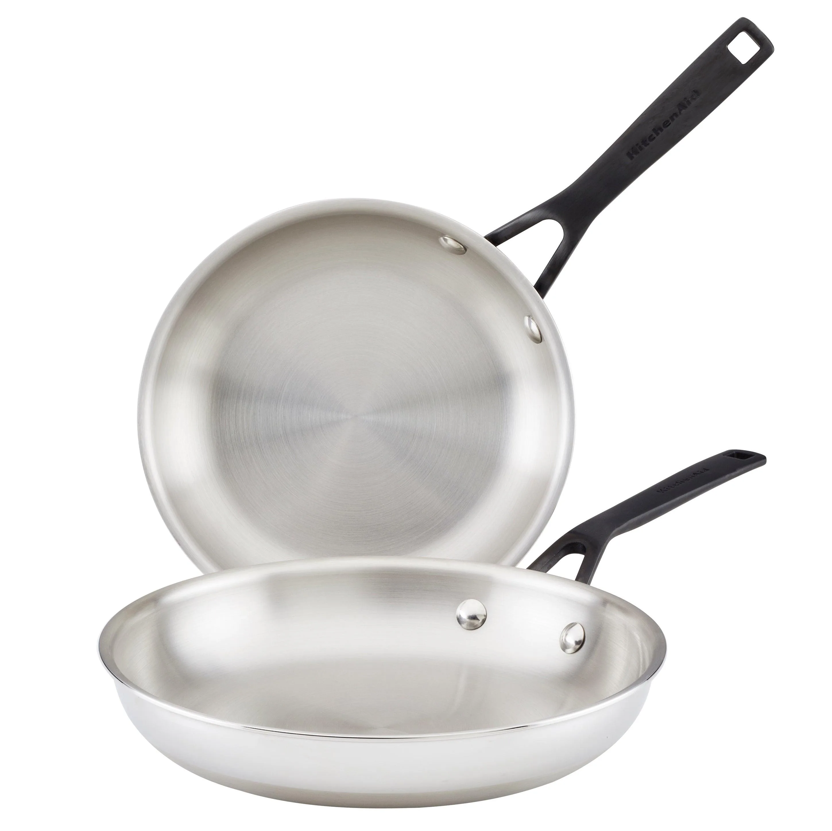 KitchenAid 5-Ply Clad Stainless Steel 2 Piece 8" & 10" Fry Pans
