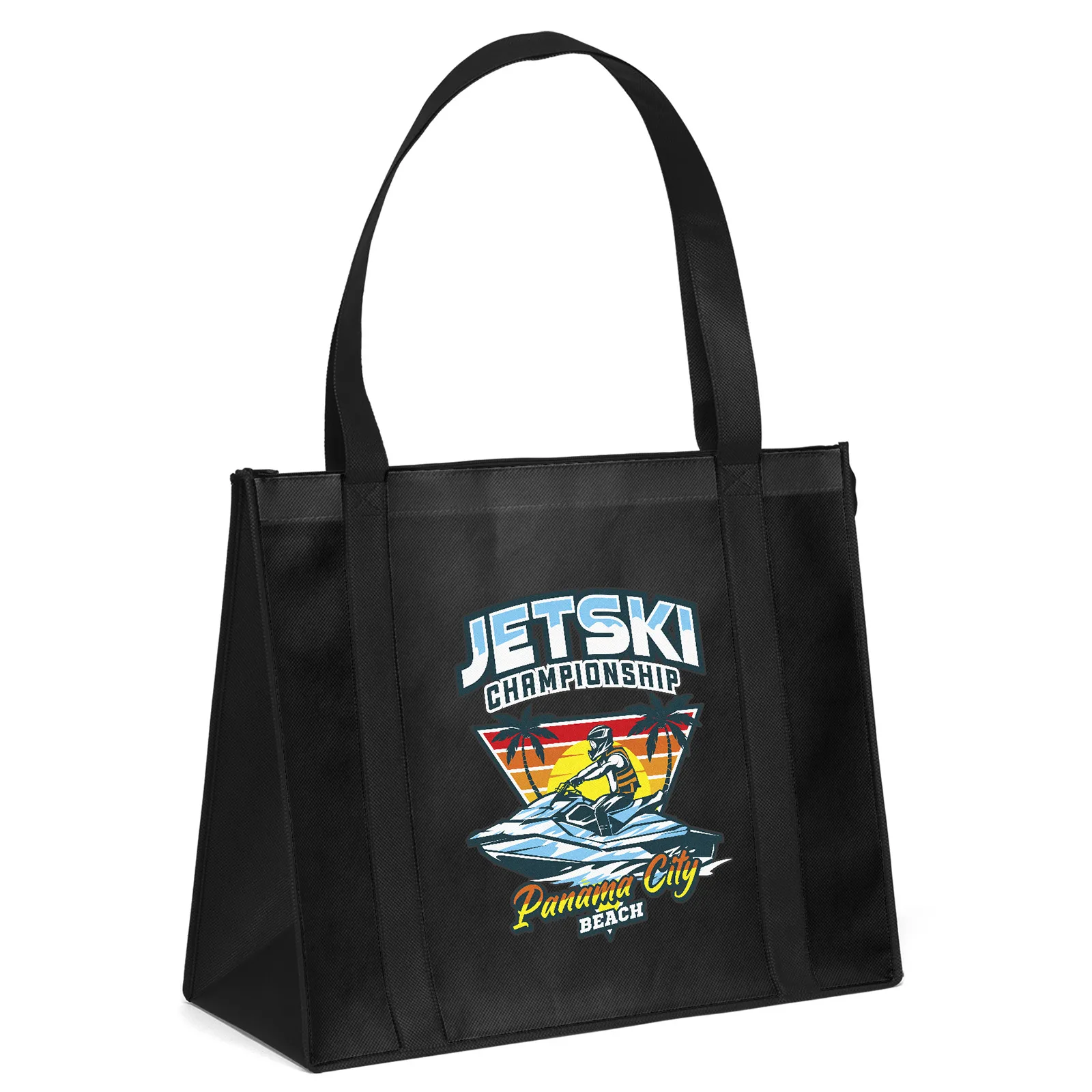 Del Mar - Zipper-Close Tote - ColorVista (18" x 8" x 15")