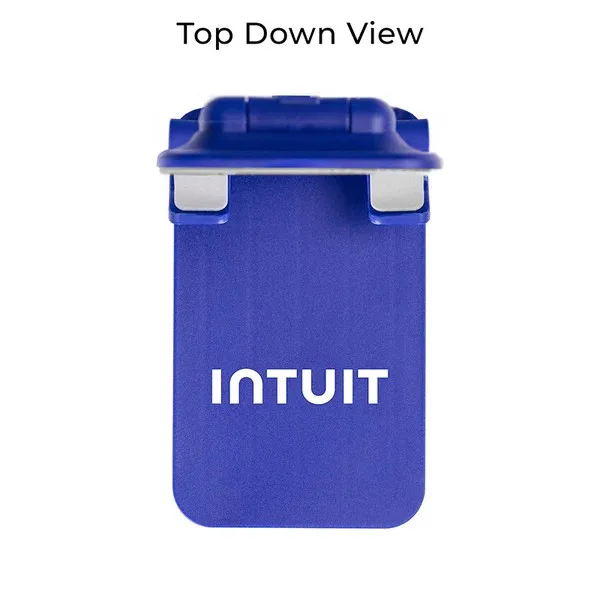 Blue Top Down View