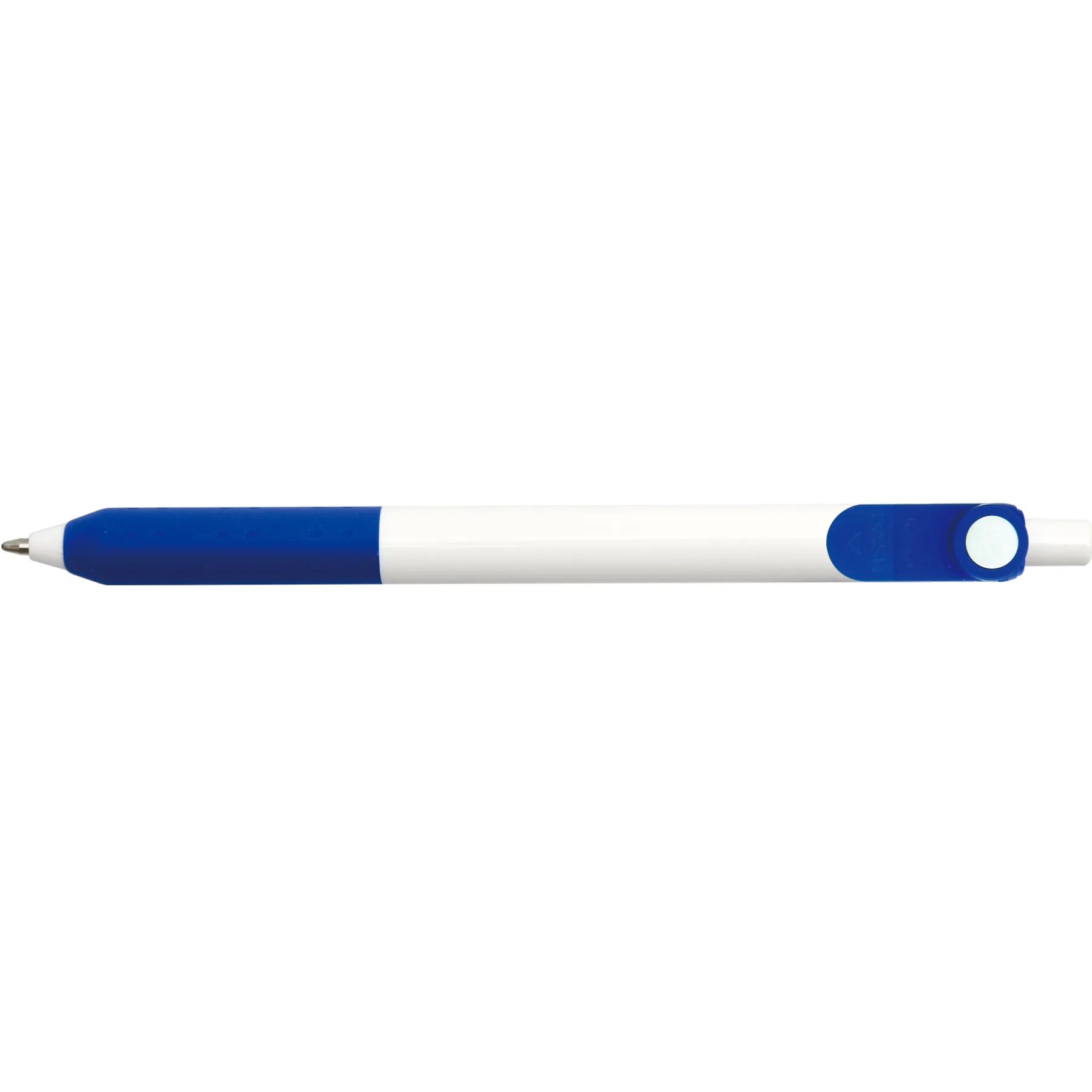 White/Blue Blank Front View