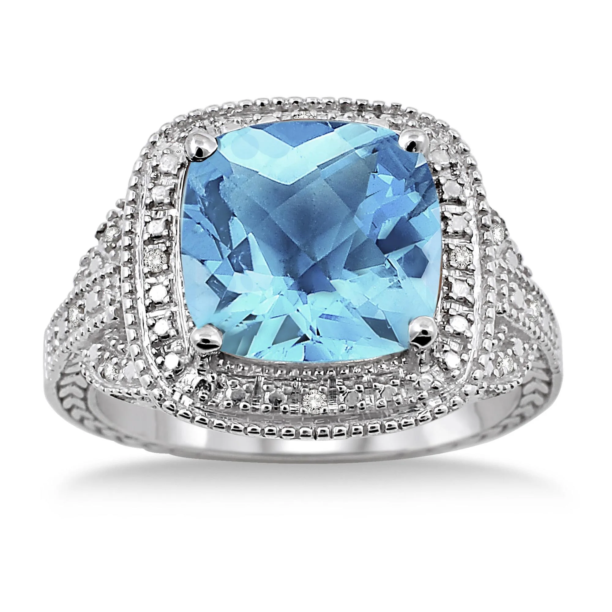 Jilco Inc Blue Topaz Ring - Size 8