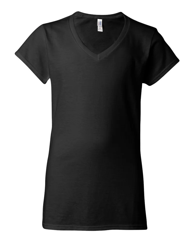 Gildan® Women's Softstyle® V-Neck T-Shirt view 4