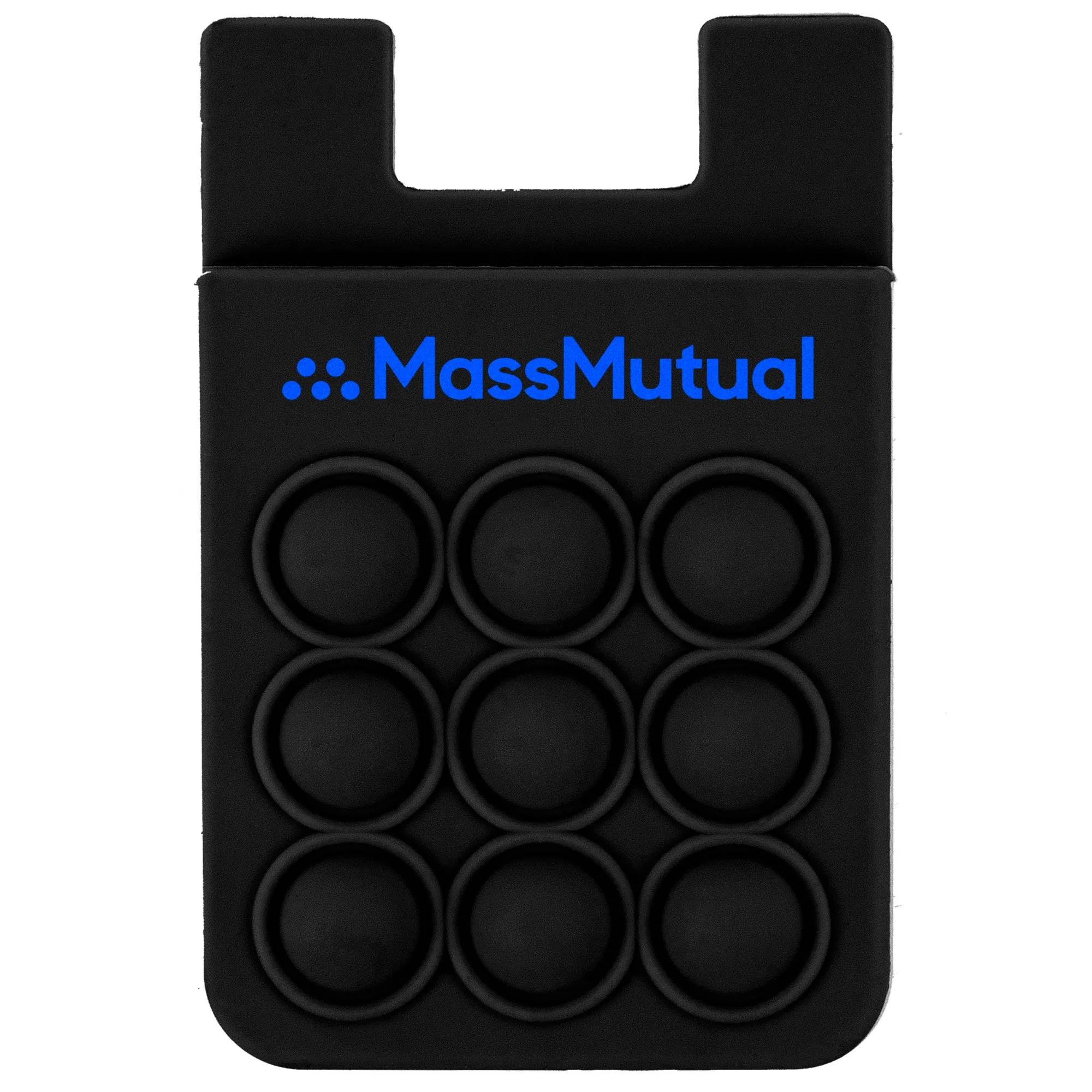 Popper Stress Reliever Silicone Phone Wallet view 5