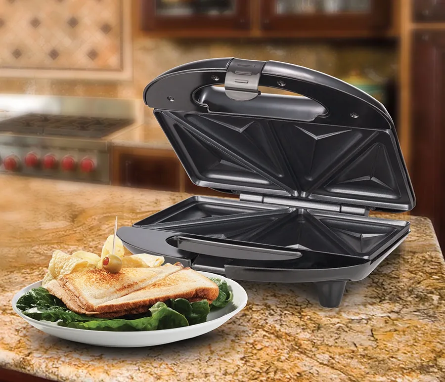 Black Dual Sandwich Maker