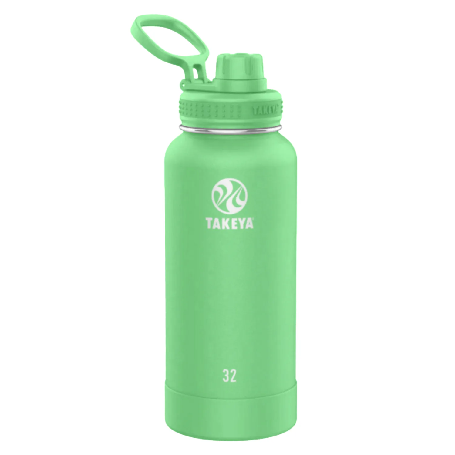 32 oz Takeya® Stainless Steel Insulated Active Water Bottle w/ Spout Lid view 2