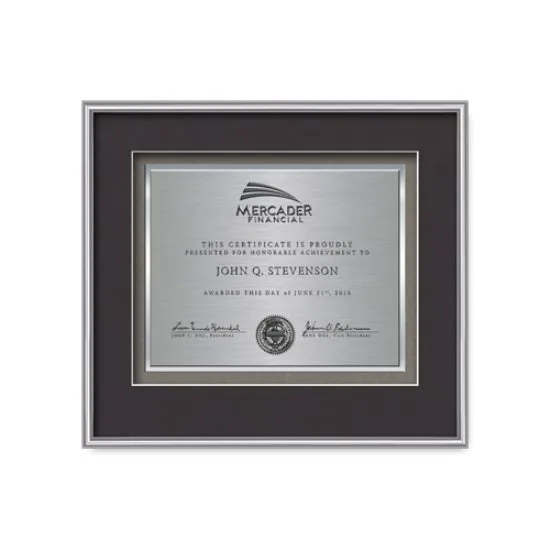 Fenestra Certificate TexEtch - Silver