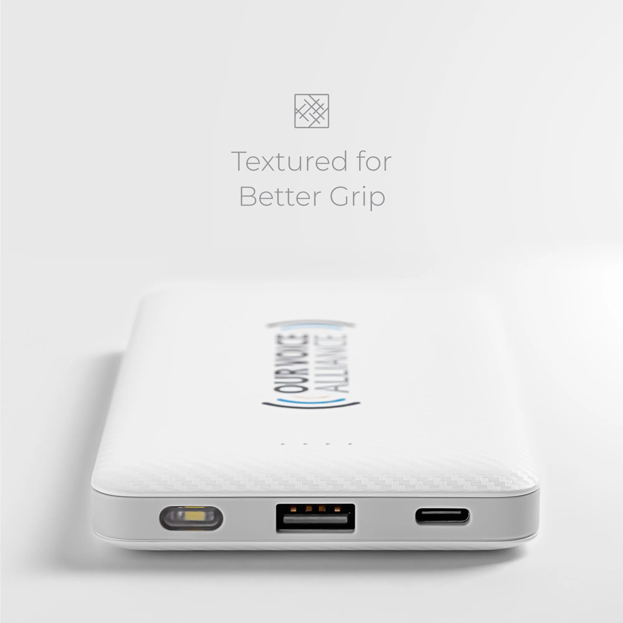 10,000 mAh Built in Cables Power Bank view 3