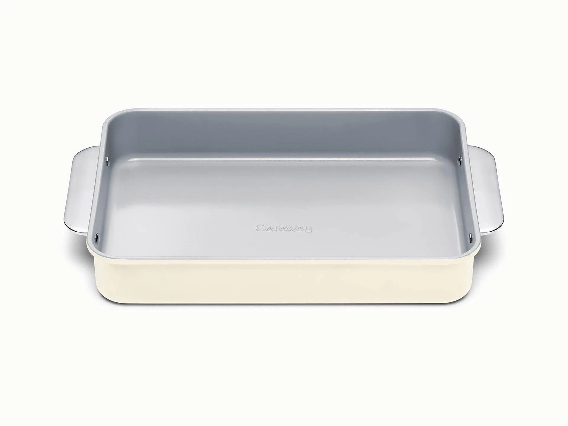 Caraway Nonstick Ceramic Rectangle Pan w/Handles Cream