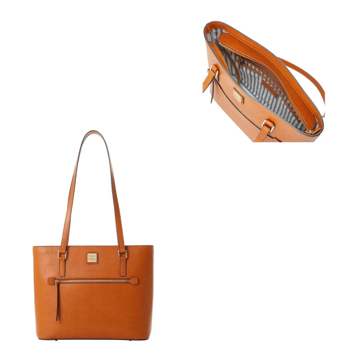 Dooney & Bourke Natural Saffiano Shopper