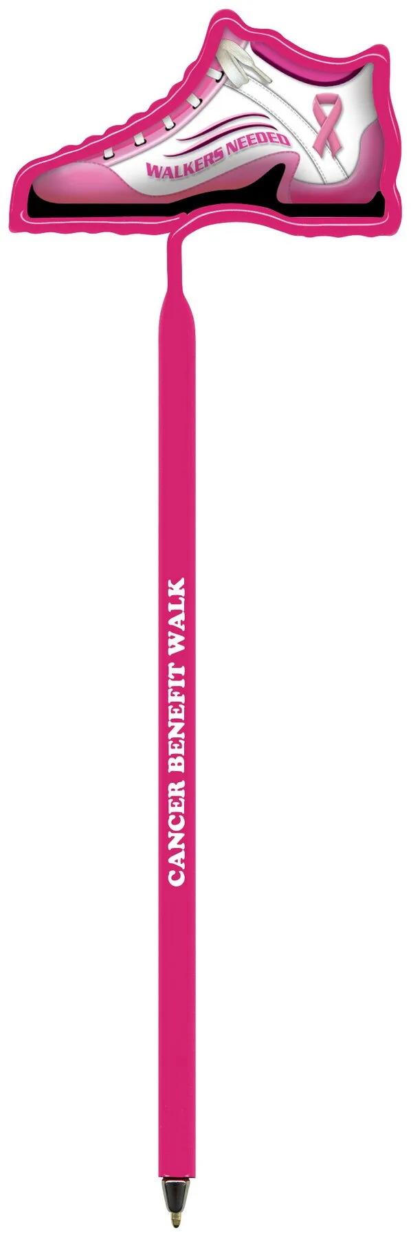 Inkbend Standard Billboard Pens W/ Breast Cancer Shoe Stock Insert