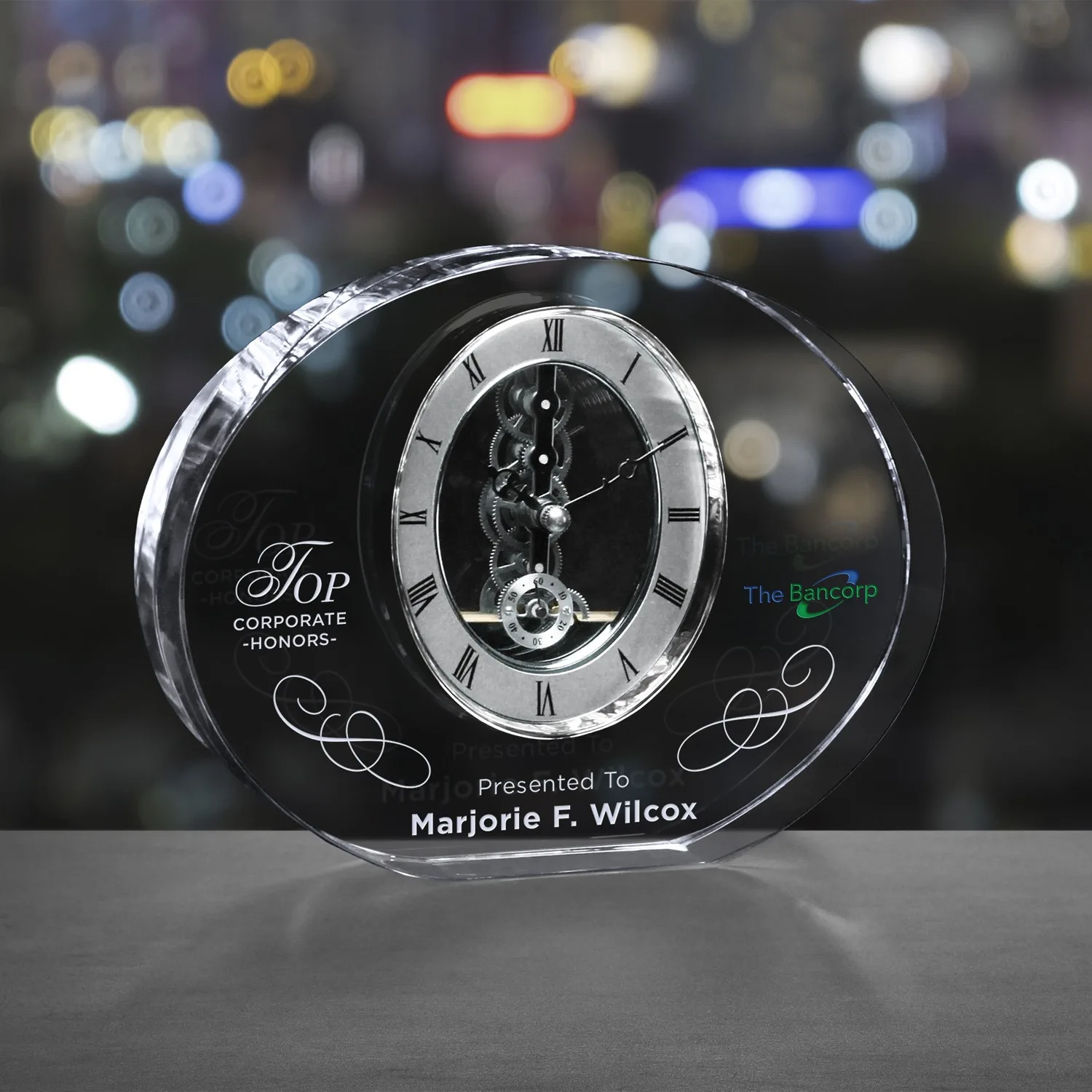 Benton Clock 6" H