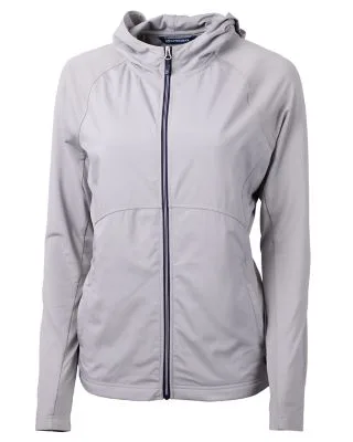 Cutter & Buck Adapt Eco Knit Hybrid Recycled Womens Full Zip Jacket view 3