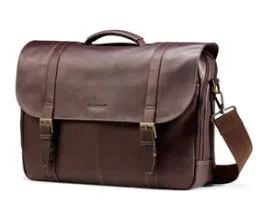 Samsonite® Columbian Leather Flapover Business Case