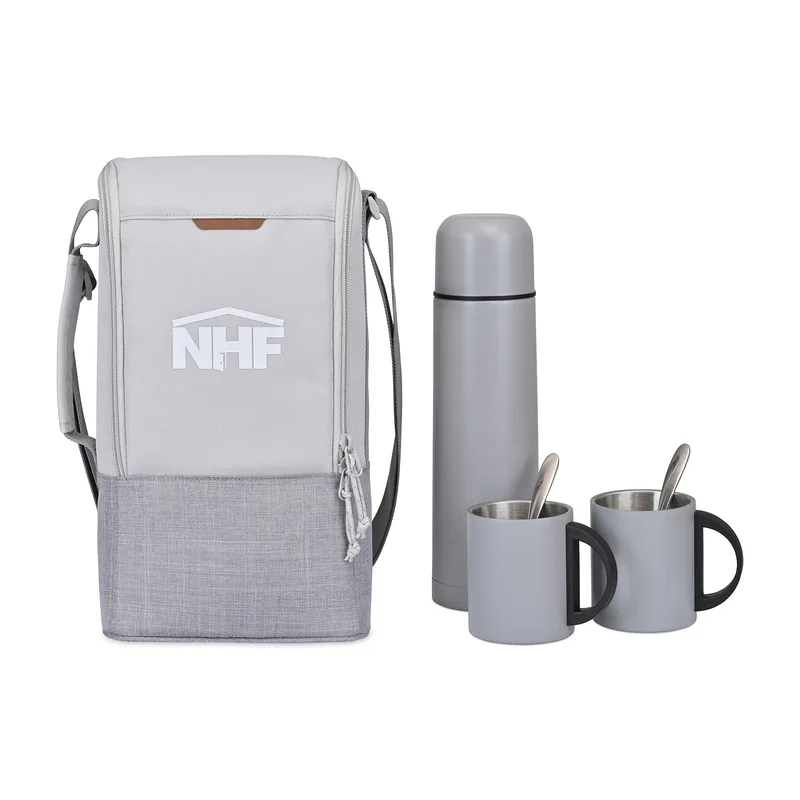 Parkview Insulated Coffee-to-Go Carry Tote - Greystone