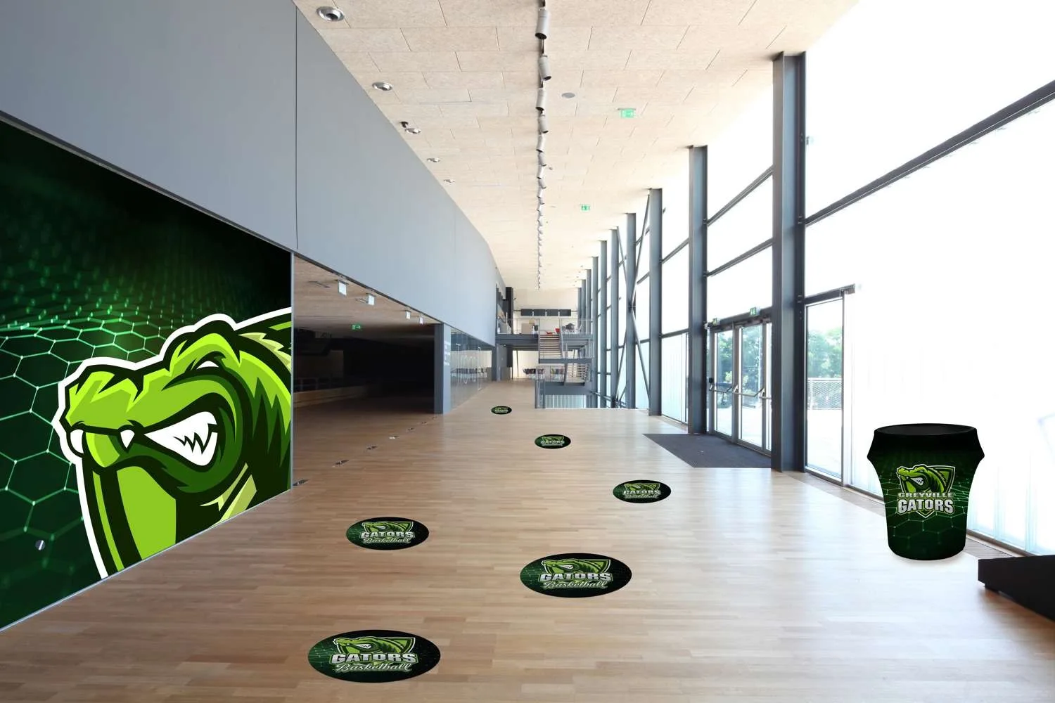 18" Indoor Surface Grip Circles (set of six) view 3