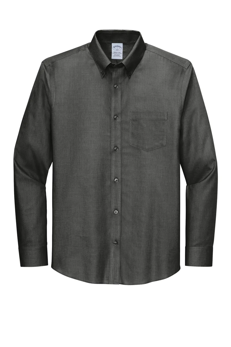 Brooks Brothers® Wrinkle-Free Stretch Nailhead Shirt view 2