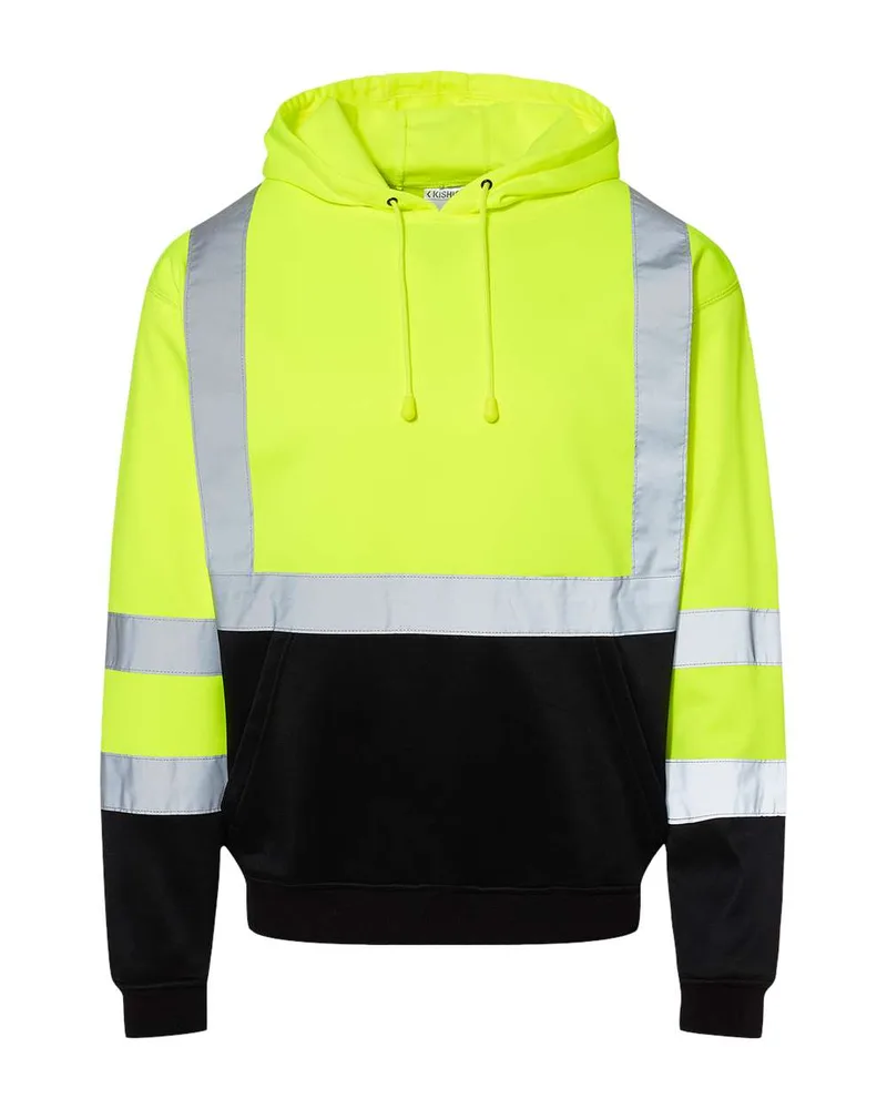 Kishigo® Unisex Hi-Vis Hooded Sweatshirt