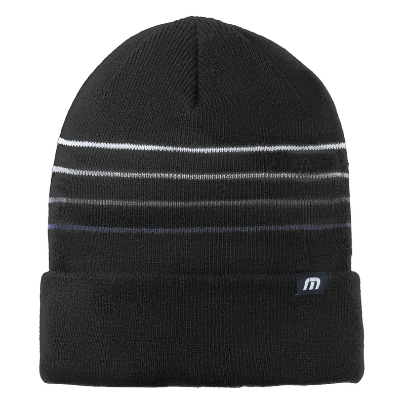 TravisMathew Striped Cuffed Beanie