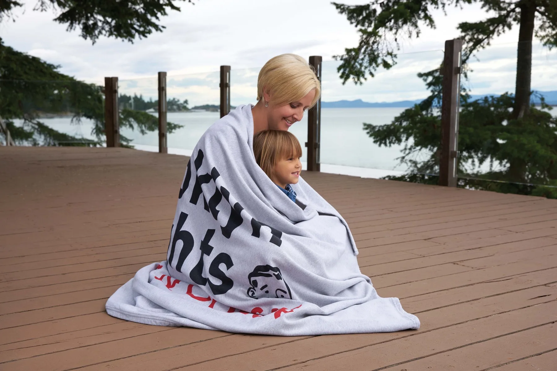 Oversized Sweatshirt Blanket (Screen Print)
