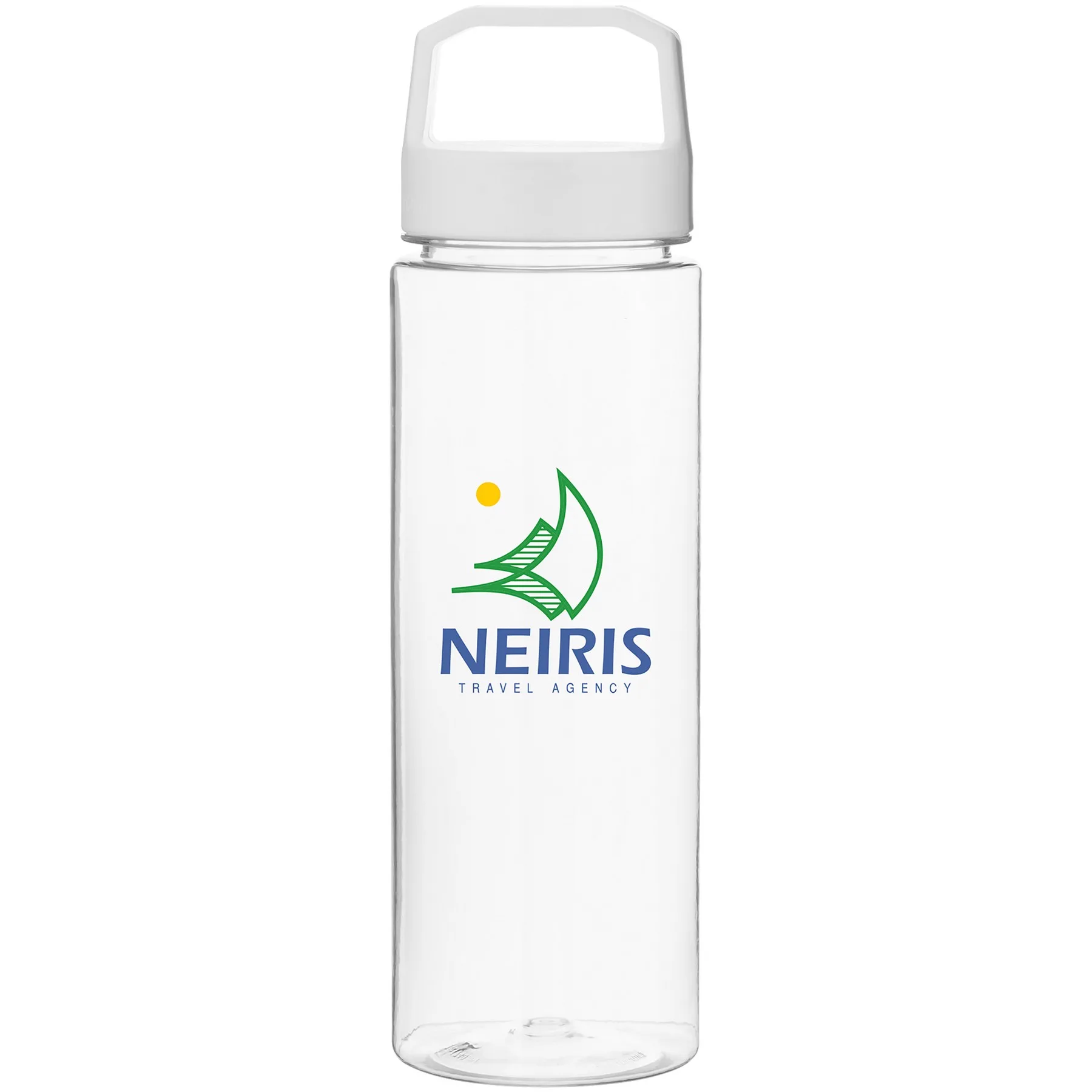 25 oz h2go Traverse Water Bottle (White)