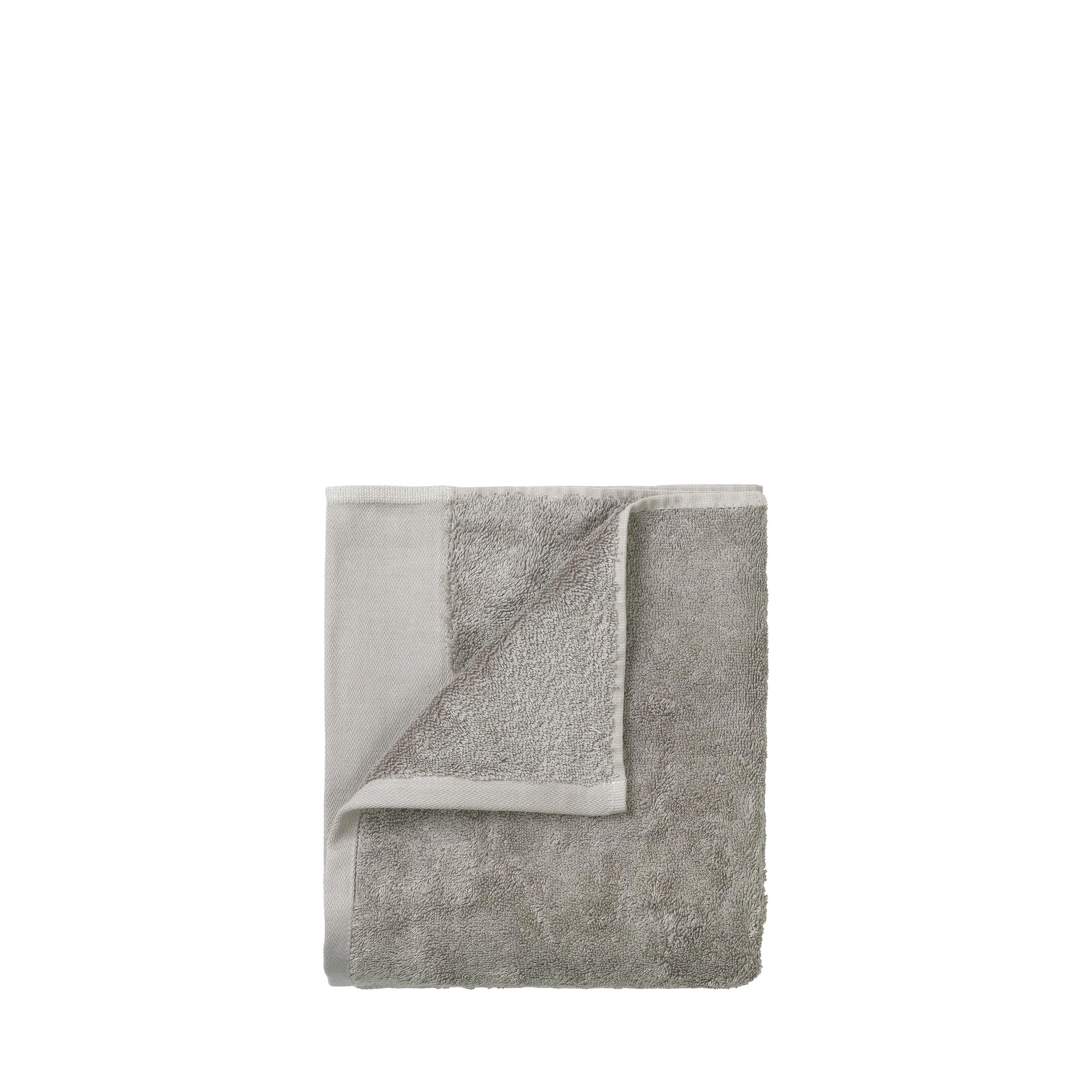 Blomus Riva Organic Terry Washcloths 12 X 12 Set Of 4 - Satellite Taupe Gray