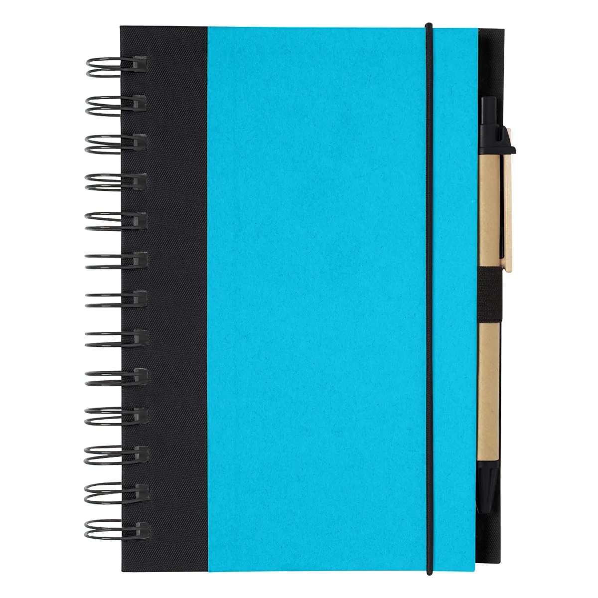 Eco-inspired Spiral Notebook & Pen view 3