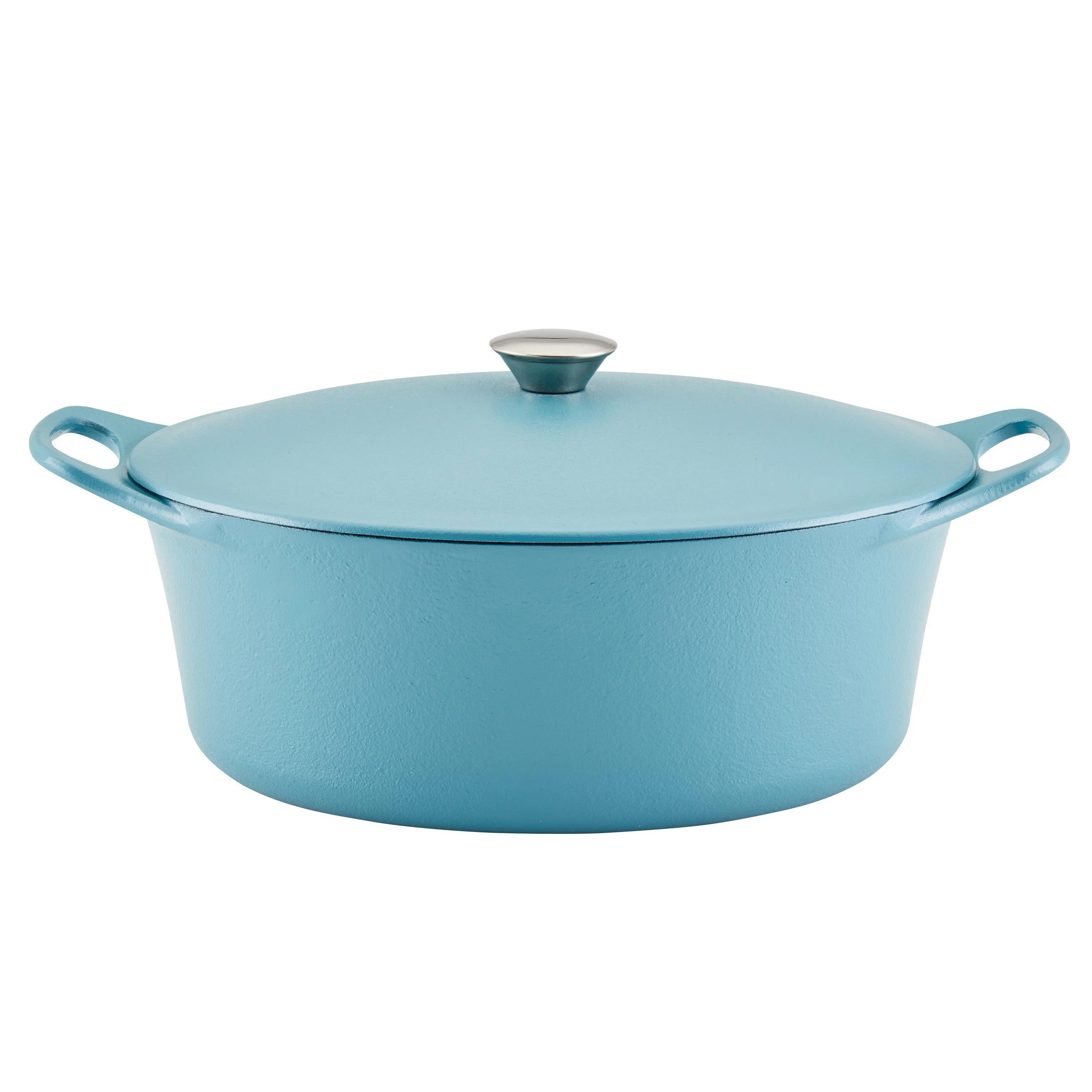 Rachael Ray 6.5Qt Premium Rust Resistant Cast Iron Dutch Oven Agave Blue