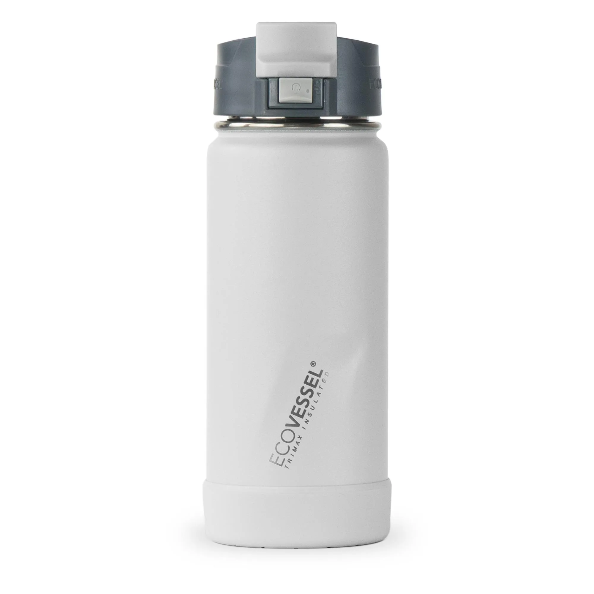 EcoVessel Perk 16 Oz. Insulated Coffee Travel Mug Tumbler W/Tea Strainer - Whiteout