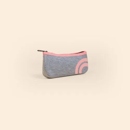 Heathered Jersey Knit Canoe Pouch view 5